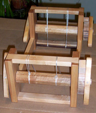 small loom lengthwise